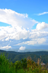 Fototapeta premium Wallpaper Beautiful clouds and sky