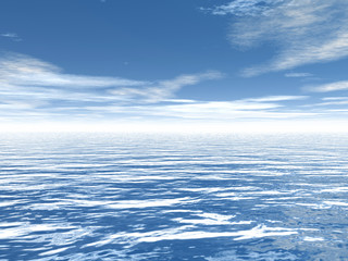 Obraz premium Sky over the Sea