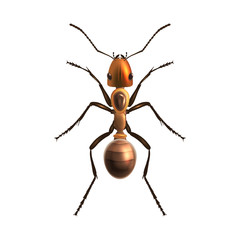 Realistic ant isolated