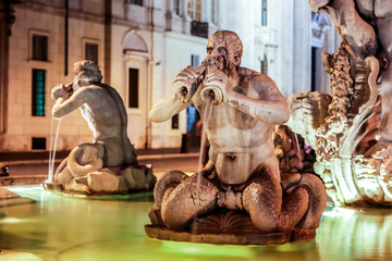 Fototapeta premium Moor Fountain in Rome