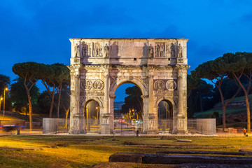 The Arch of Constantine in Rome