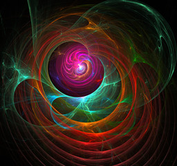 Abstract fractal background