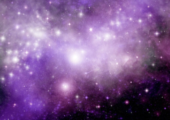 Obraz premium galaxy in a free space