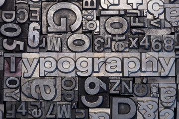 Bleisatz Buchstaben