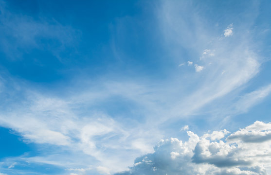 image of blue clear sky for background usage.