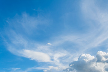 image of blue clear sky for background usage.