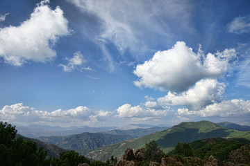Sierra Bermeja vista desde los Reales, Estepona, Andaluc&iacute;a