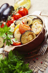 Chicken stew with vegetables