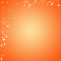Abstract shiny winter holidays background for greeting cards in orange and white. - 89716500