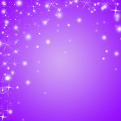 Abstract shiny winter holidays background for greeting cards in violet and white.