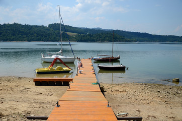 Lake with marina (Czorsztyn in Poland) © Artur Henryk