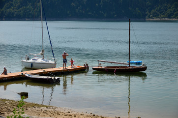 Lake with marina (Czorsztyn in Poland) © Artur Henryk
