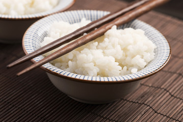 sushi rice in bowl