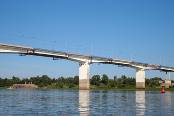big bridge over the river