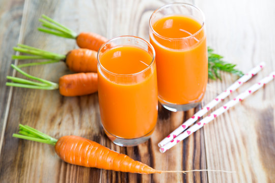 Carrots and carrot juice