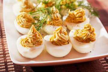 Stuffed eggs