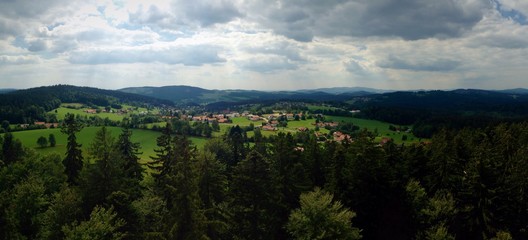 Panorama im Bayrischen Wald