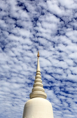 Thai church on the sky background, Wat prasri Mahathat, Bangkok,
