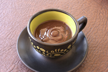 Traditional chocolate fudge pudding