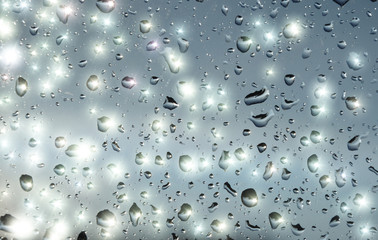 Spots of rain shine