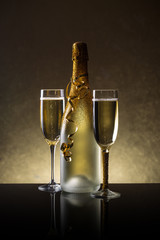Champagne bottle
