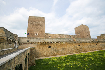 Fototapeta premium Swabian Castle in Bari, Puglia, Italy
