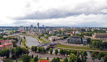 Neris river in Vilnius