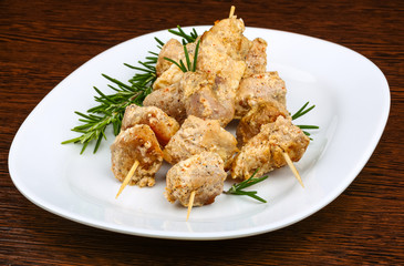Chicken skewers