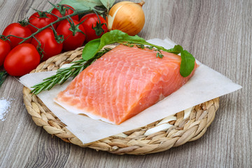 Salted salmon