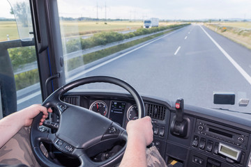 Driving truck on the highway © frank11