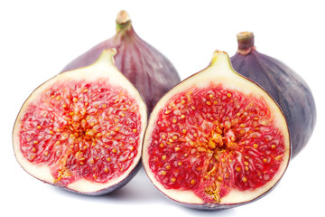Figs isolated on white