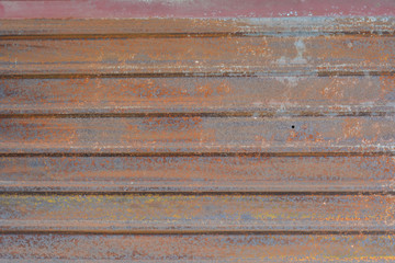 Old rusty zinc background