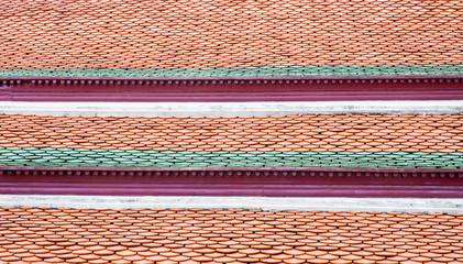 Thai temple tile roof top,texture background
