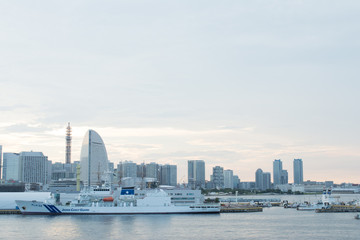Daytime view at Minatomirai, Yokohama in Japan