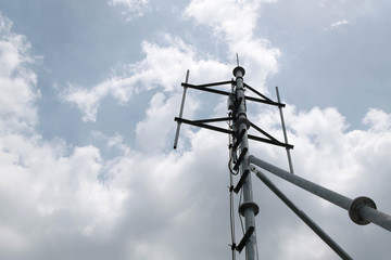 Telephone mono pole, Transmitter for mobile connection