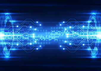 abstract vector digital technology background illustration