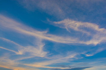 Fototapeta premium sky with clouds and sunset