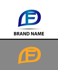 Letter f logo design
