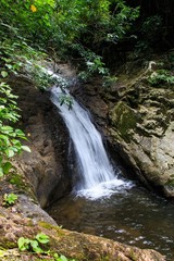 Fototapeta na wymiar Krok E Dok Waterfall in Rainforest, Thailand.