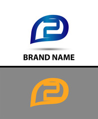 Vector sign number 2 logo
