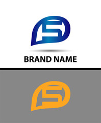 Vector sign spherical number 5 logo
