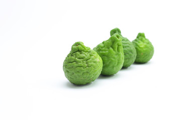 Kaffir lime fruits