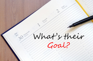 What's their goal text concept