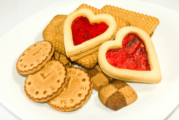 Isolated image of cookies