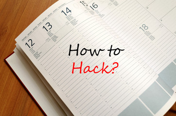 How to hack text concept