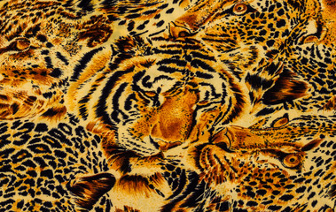 Tiger print fabric
