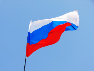flaga Rosji  - obrazy, fototapety, plakaty