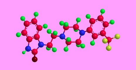 Molecular structure of flibanserin (Addyi, female viagra)