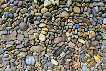 Stone wall texture.