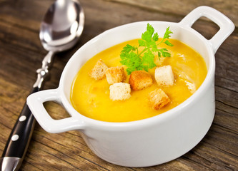 Kürbissuppe